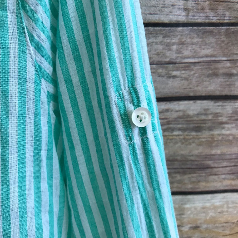 J. CREW CAMP POPOVER SHIRT IN STRIPE - Picture 7 of 8